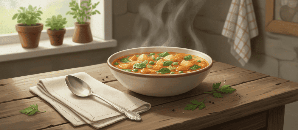 El sabor de la comida casera