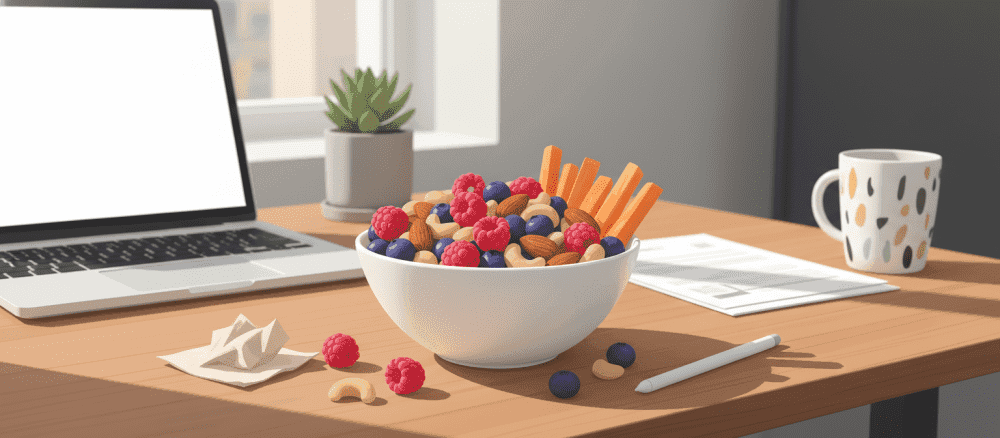 Gesunde Snacks für das Büro