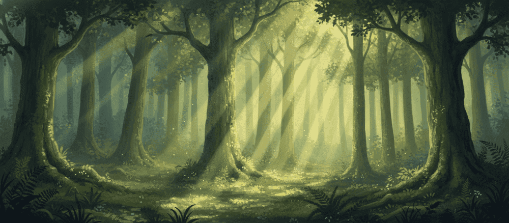 El bosque tiene mucha vida