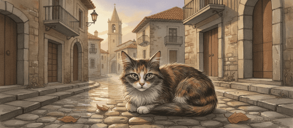 La vida diaria de los gatos callejeros