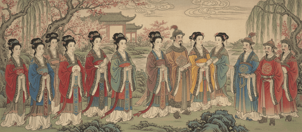 唐朝(tángcháo)[唐朝] 是(shì)[是] 一个(yī gè)[一個] 繁荣(fánróng)[繁榮] 的(de)[的] 时代(shídài)[時代] ？(？)