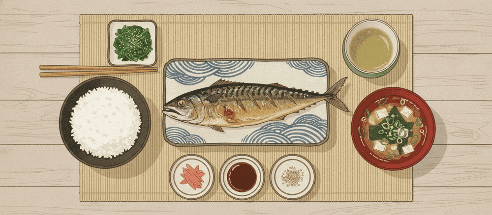 日本[にほん] の 伝統的[でんとうてき] な 食事[しょくじ]
