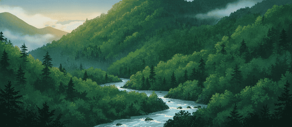 山上(shānshàng)[山上] 有(yǒu)[有] 很多(hěnduō)[很多] 树(shù)[樹]