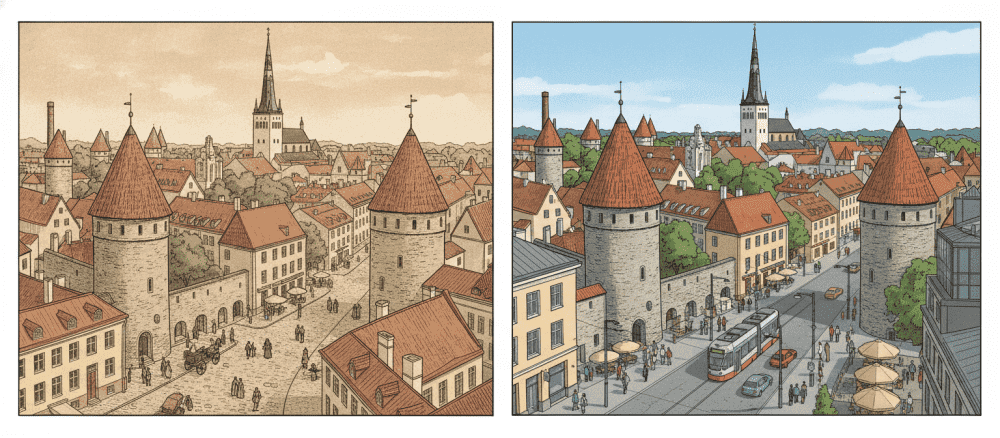 Kas vana Tallinn on muutunud?