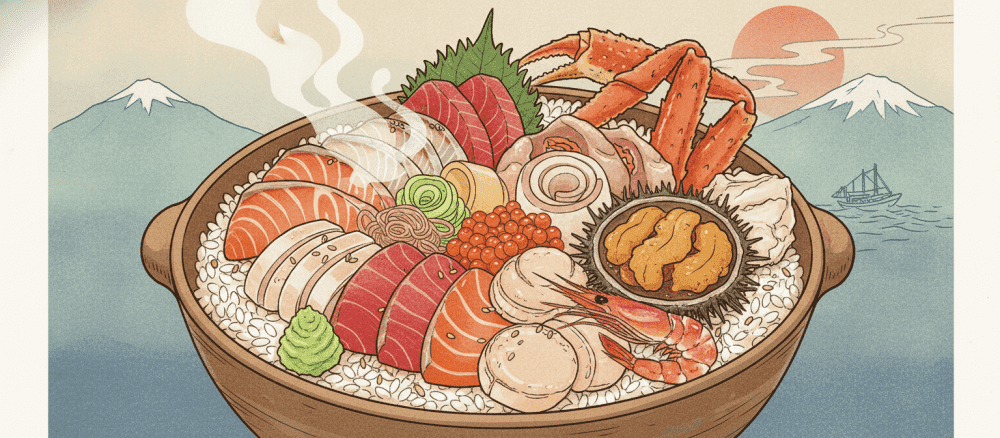 北海道[ほっかいどう] の おいしい 食[た]べ物[もの]