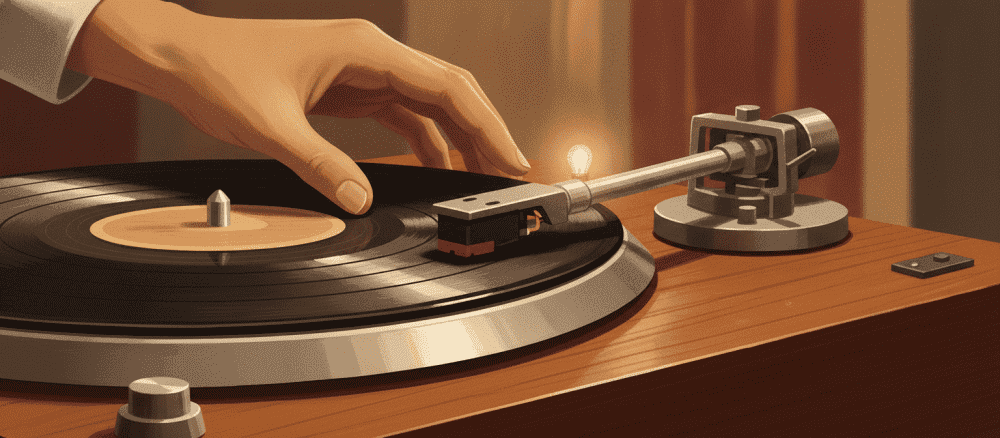 昔[むかし] の レコード を 集[あつ]める 趣味[しゅみ]