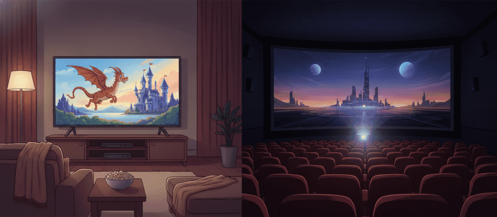 Est-ce mieux de regarder un film au cinéma ?