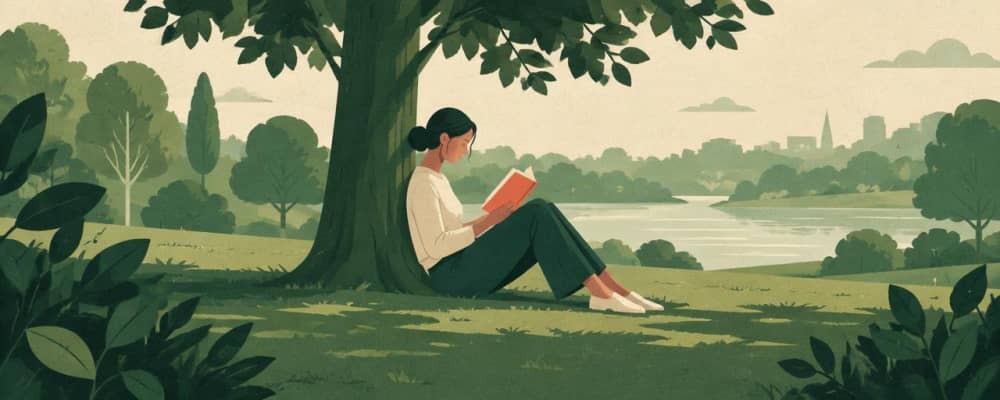 O prazer de ler poesia ao ar livre