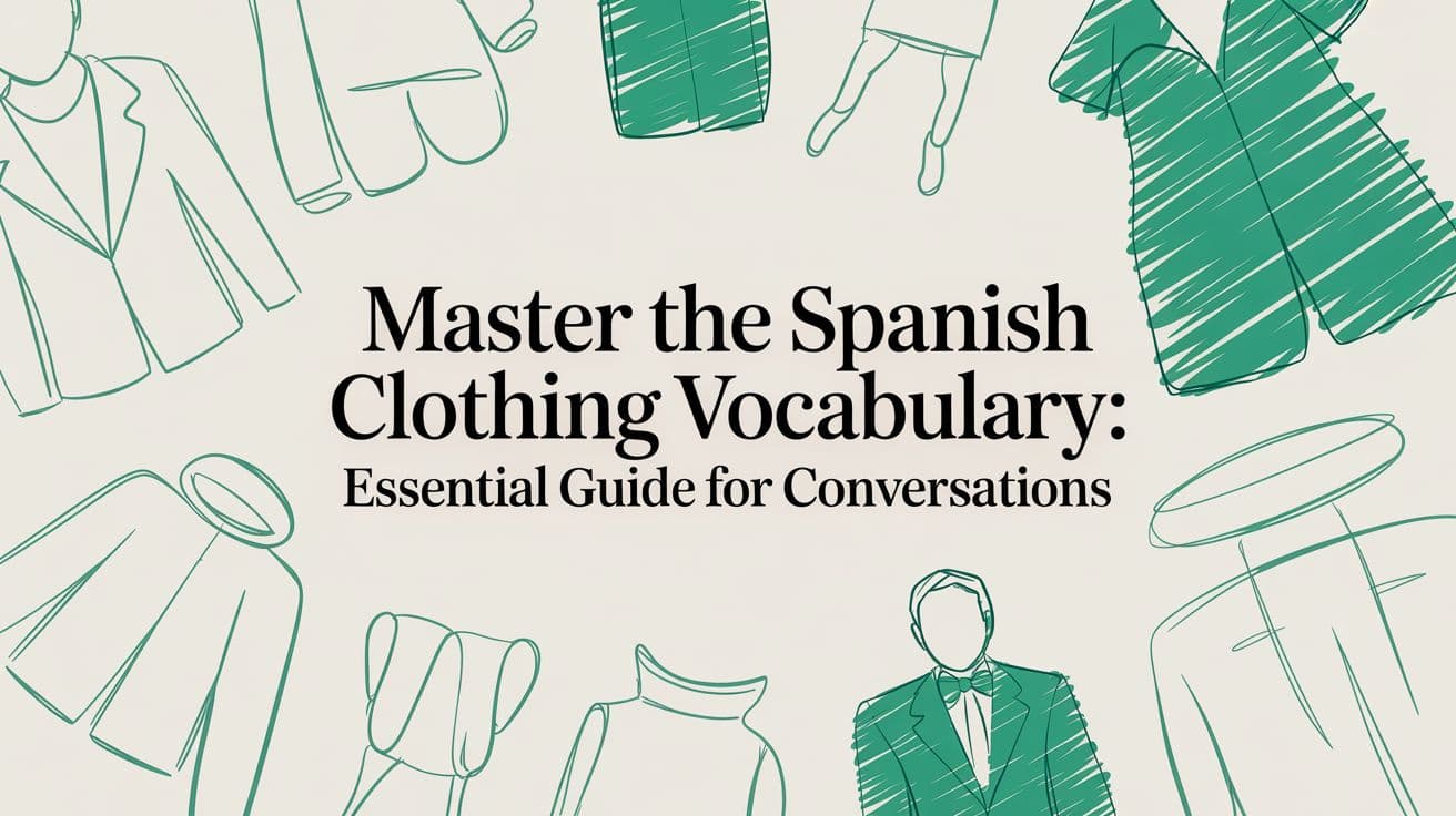 Master Spanish Clothing Vocabulary: An Essential Guide for Real Conversations