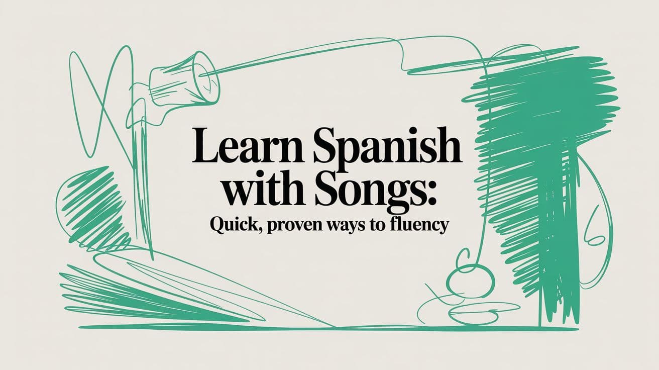 Learn Spanish with Songs: A Practical Guide to Fluency