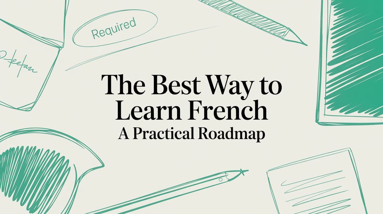 The Best Way to Learn French: A Practical Roadmap