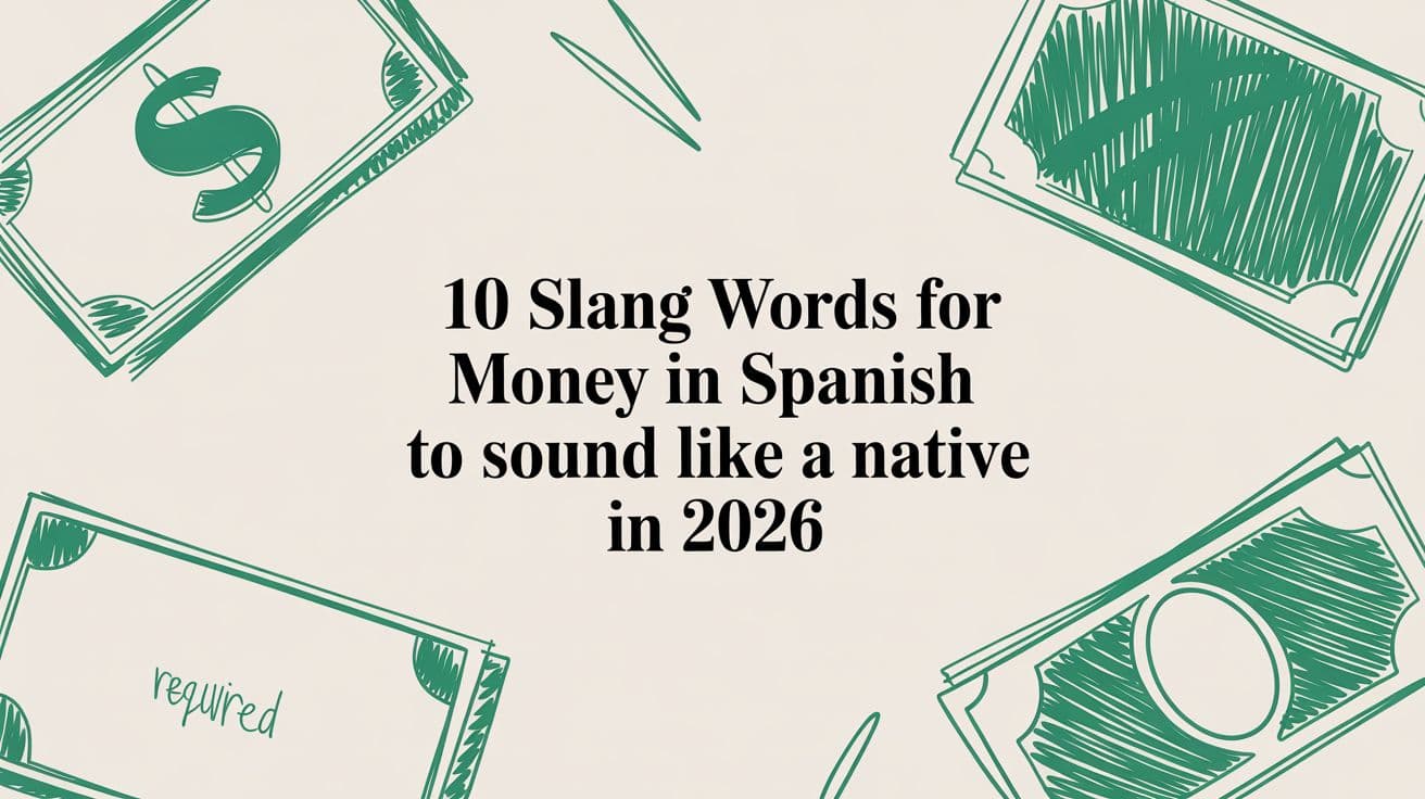 8 Slang Words for Money in Spanish to Sound Like a Native in 2026