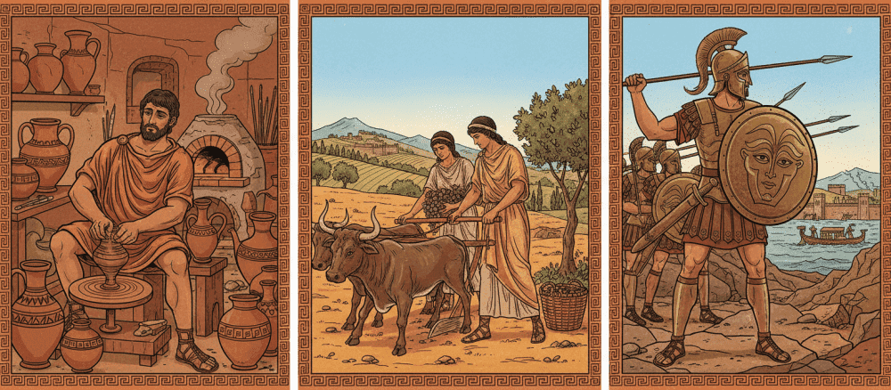 Επαγγέλματα στην Αρχαία Ελλάδα