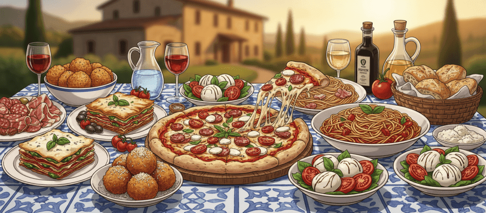 Ruokamatka Italiaan: Pastaa ja Pizzaa