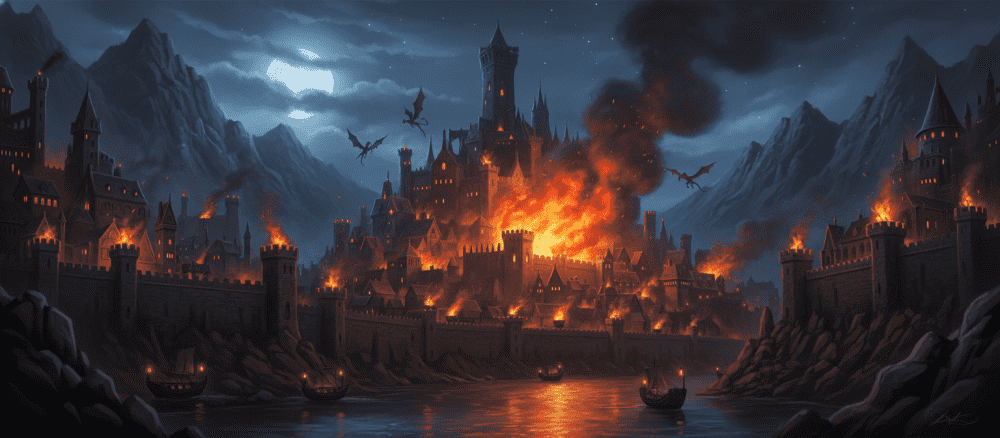 De nacht dat de stad in vlammen opging