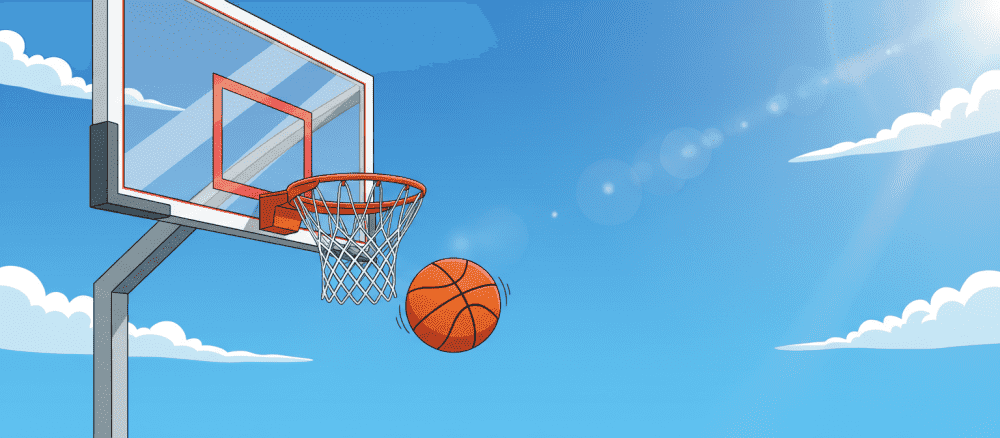 Моя первая игра в баскетбол