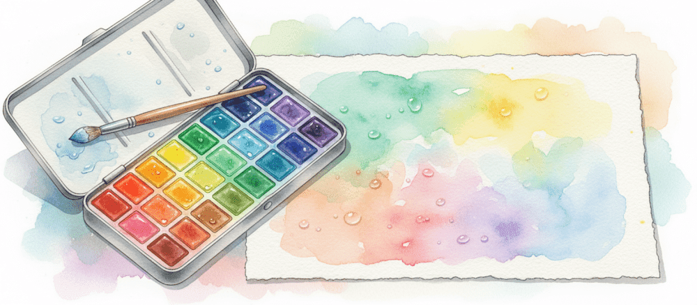Como fazer aquarela