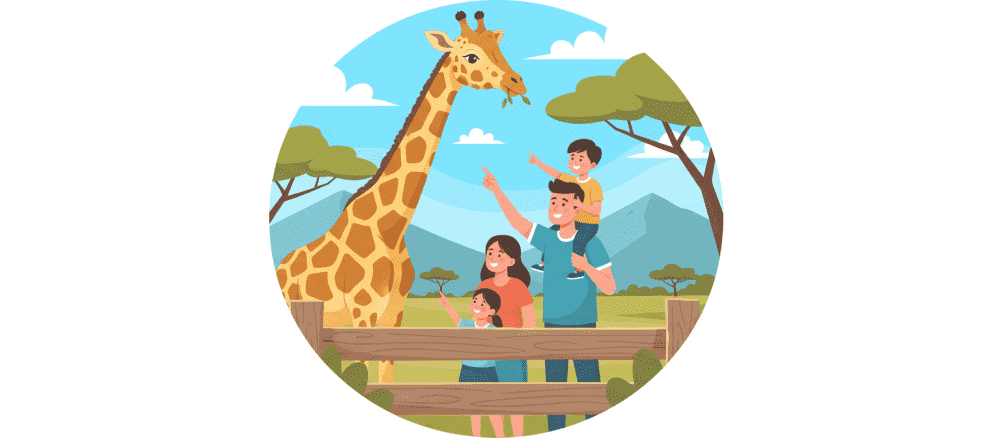 O zi la grădina zoologică