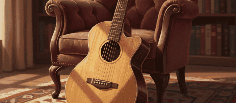 Min første gitar