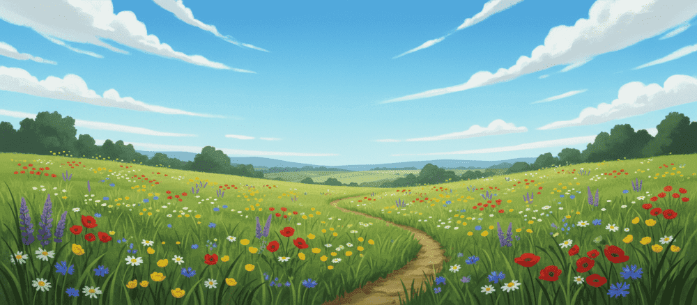 Blommor pÄ Àngen