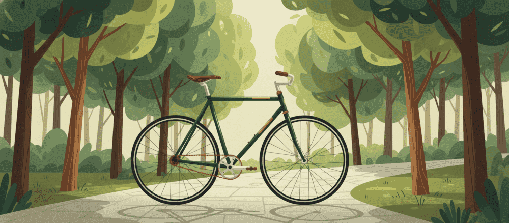 Minha bicicleta nova é rápida