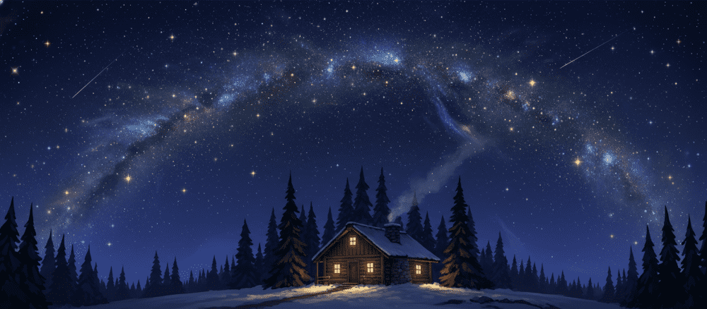 Noites estreladas no campo