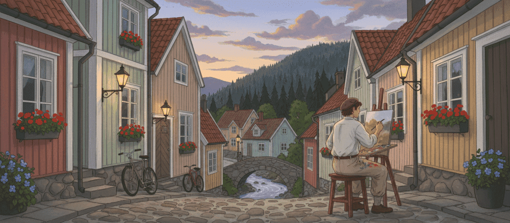 MÄlaren i den lilla staden