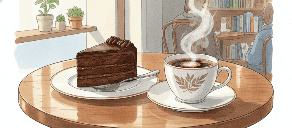 Kaffee und Kuchen am Nachmittag