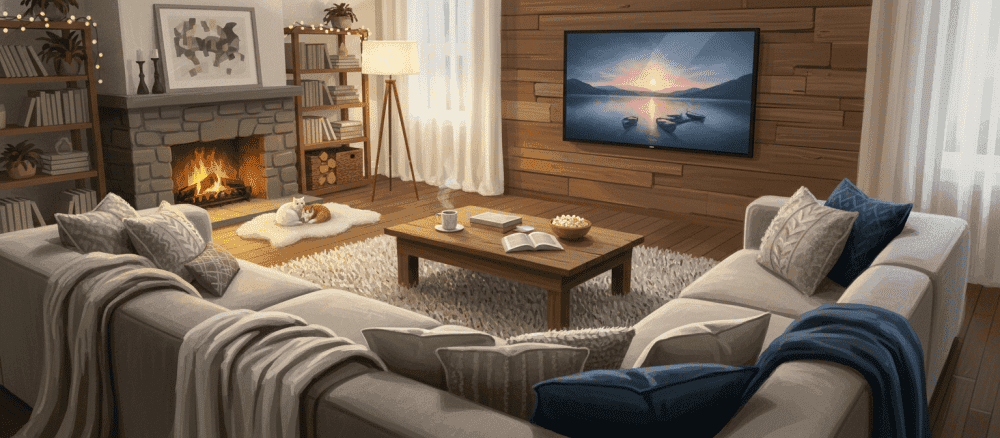 Menonton Film di Rumah