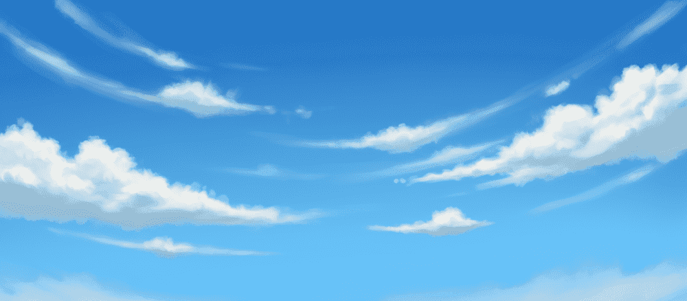 De blauwe lucht