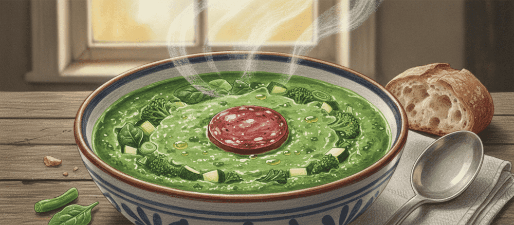 Como preparar um caldo verde tradicional