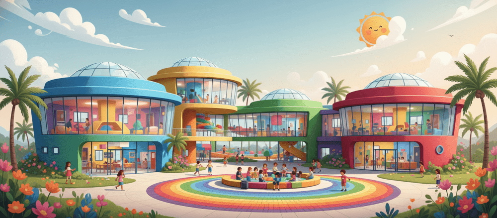 Escolas com design moderno