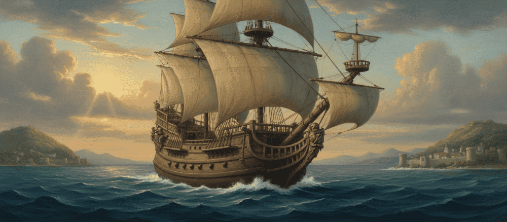 Los barcos de los exploradores españoles
