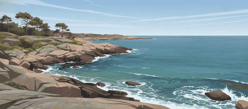 Havet vid kusten