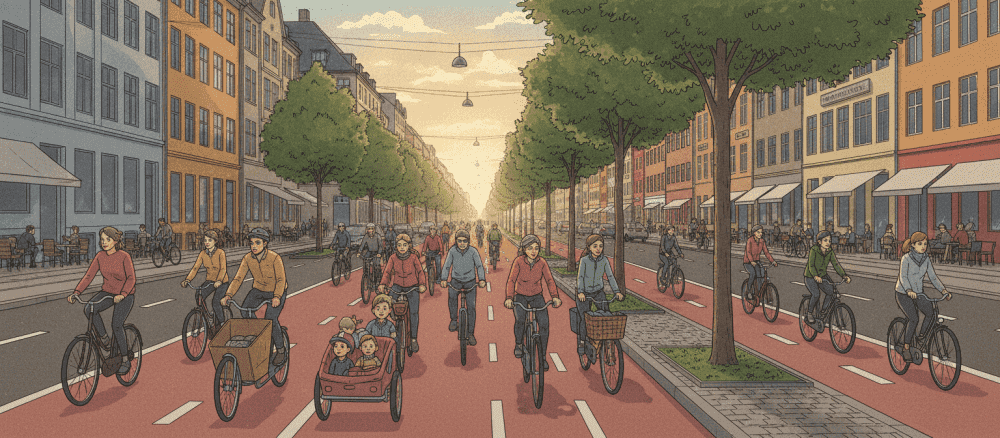 Københavns cykelstier er gode