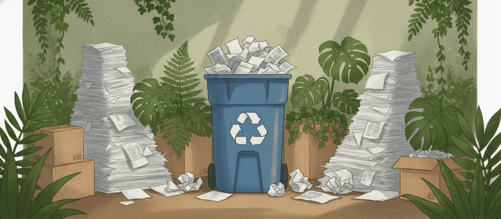 ¿Por qué debemos reciclar el papel?