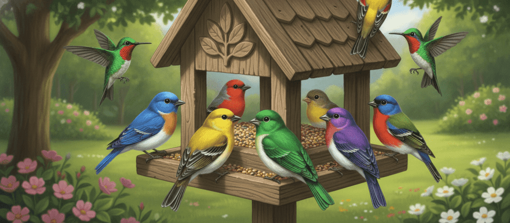 Las aves que visitan mi jardín cada mañana