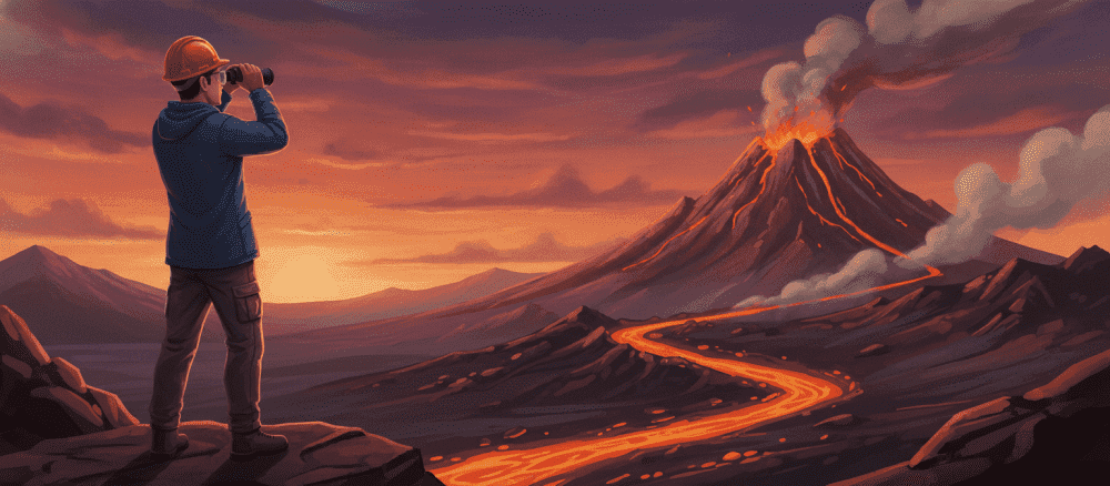 La découverte des volcans actifs