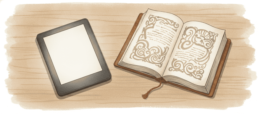 Электронные книги или бумажные