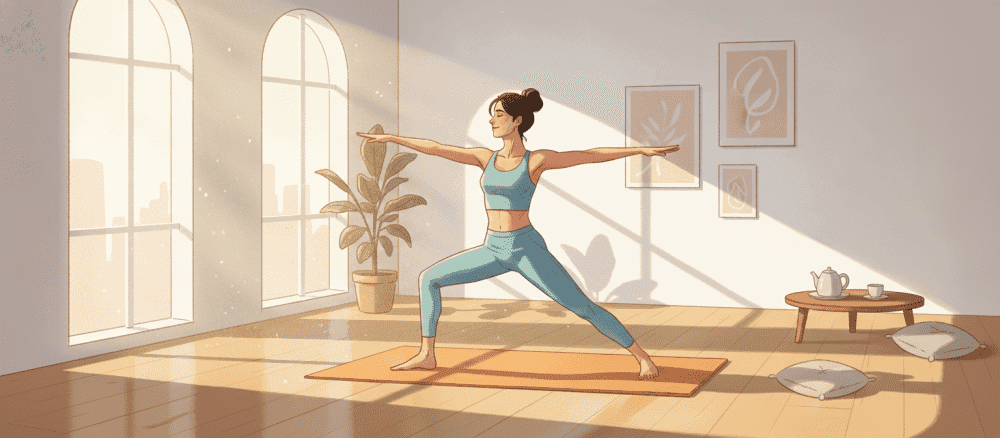 Yoga på morgonen