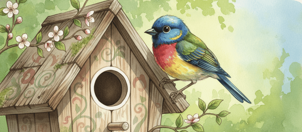 Vogels kijken in de tuin