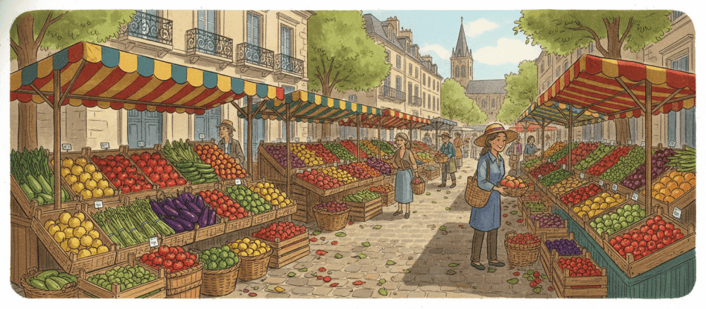 Une visite au marché de Provence