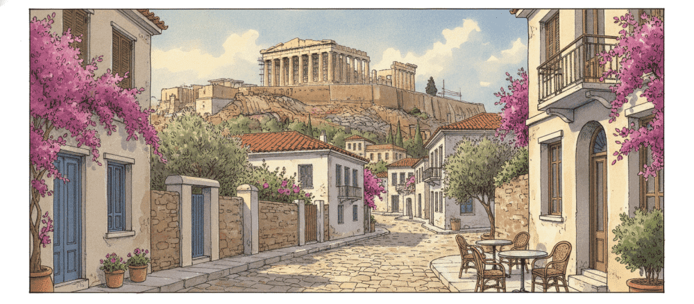 Ένας περίπατος στην Αθήνα