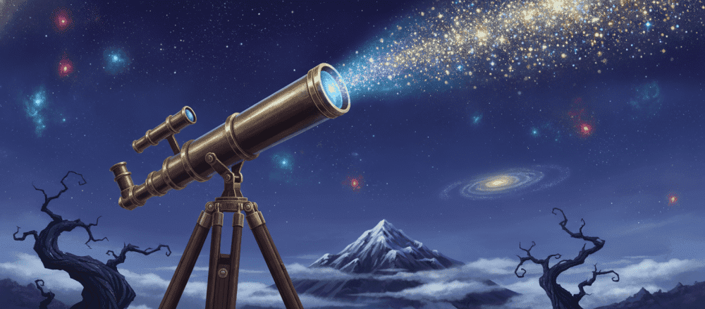 A observação das estrelas à noite
