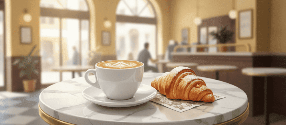 La colazione italiana al bar