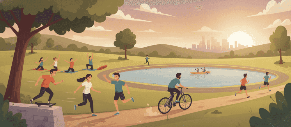 Sporten in de frisse lucht