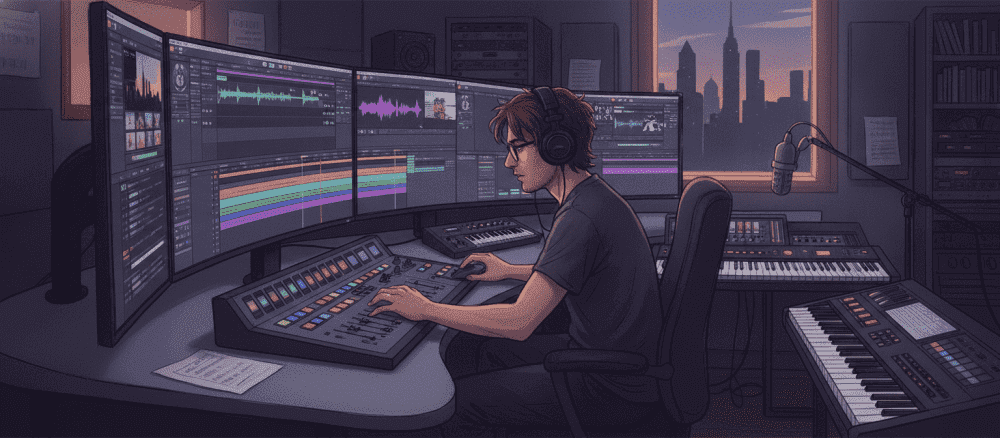 A vida de um compositor de trilhas sonoras