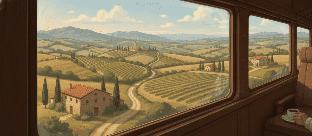 Il treno regionale per Firenze