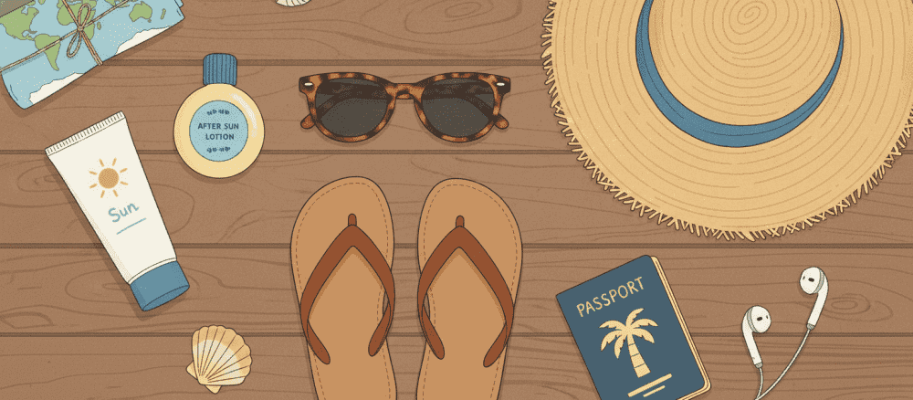 ¿Qué empacar para unas vacaciones en la playa?