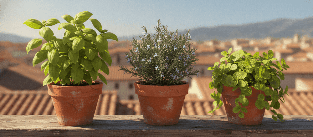 Come coltivare le erbe aromatiche sul balcone